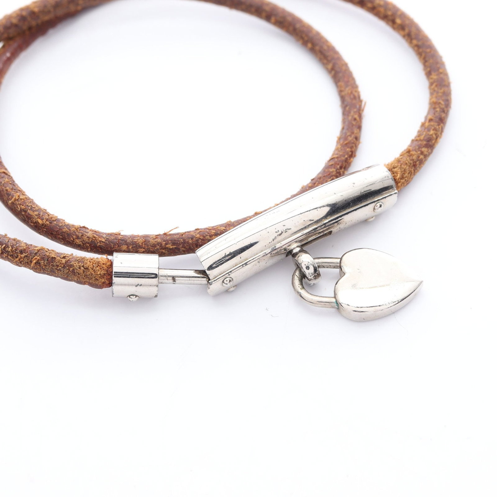Hermes Heart Padlock Choker - 7