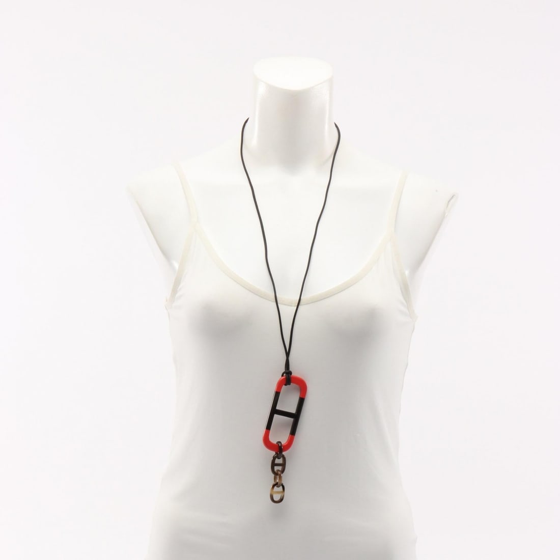 Hermes Amar Necklace Brown - 6