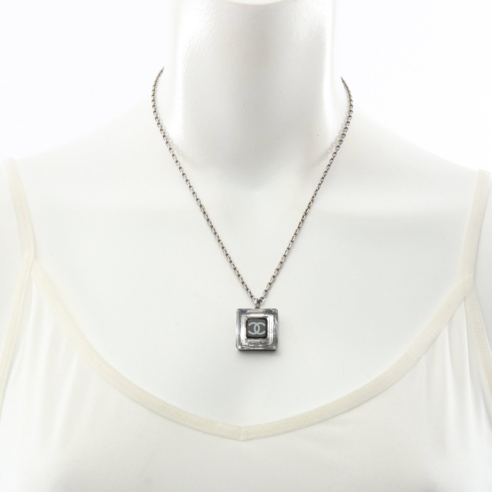 Chanel Coco Mark Crystal Necklace - 6