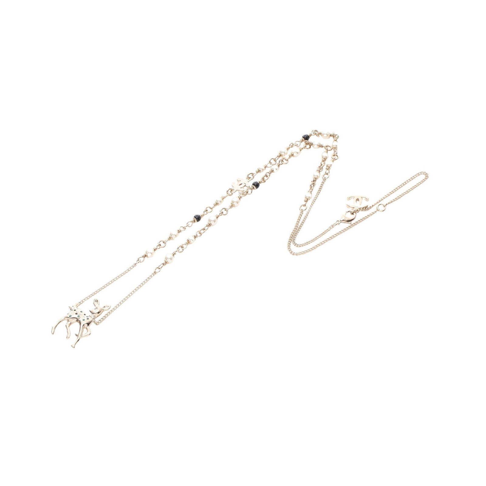 Chanel Coco Mark Bambi Necklace - 3