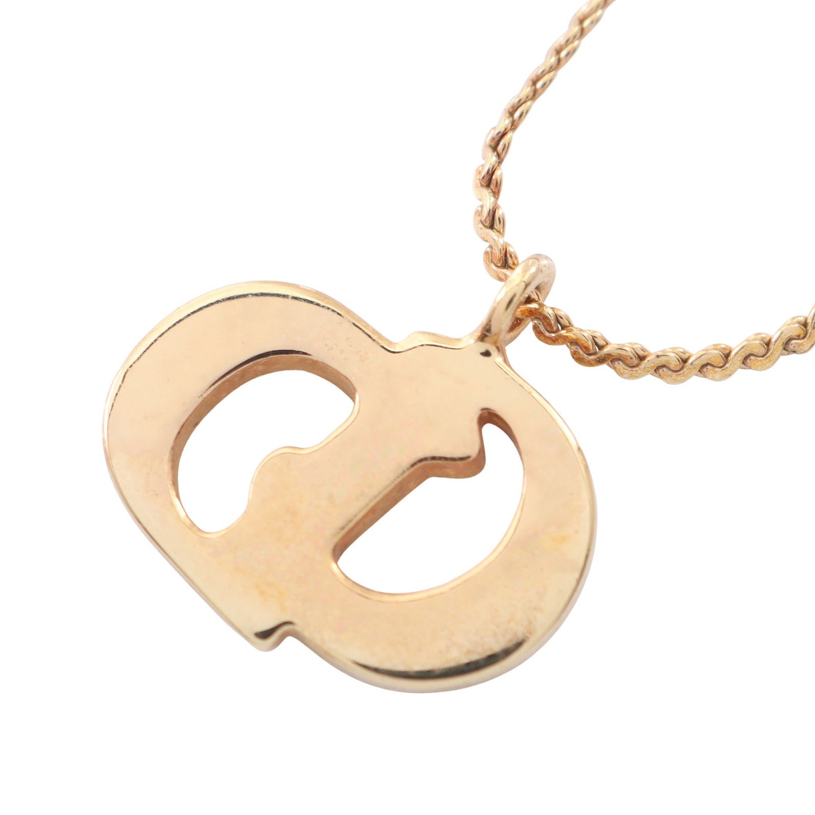 Dior CD Logo GP Necklace - 2