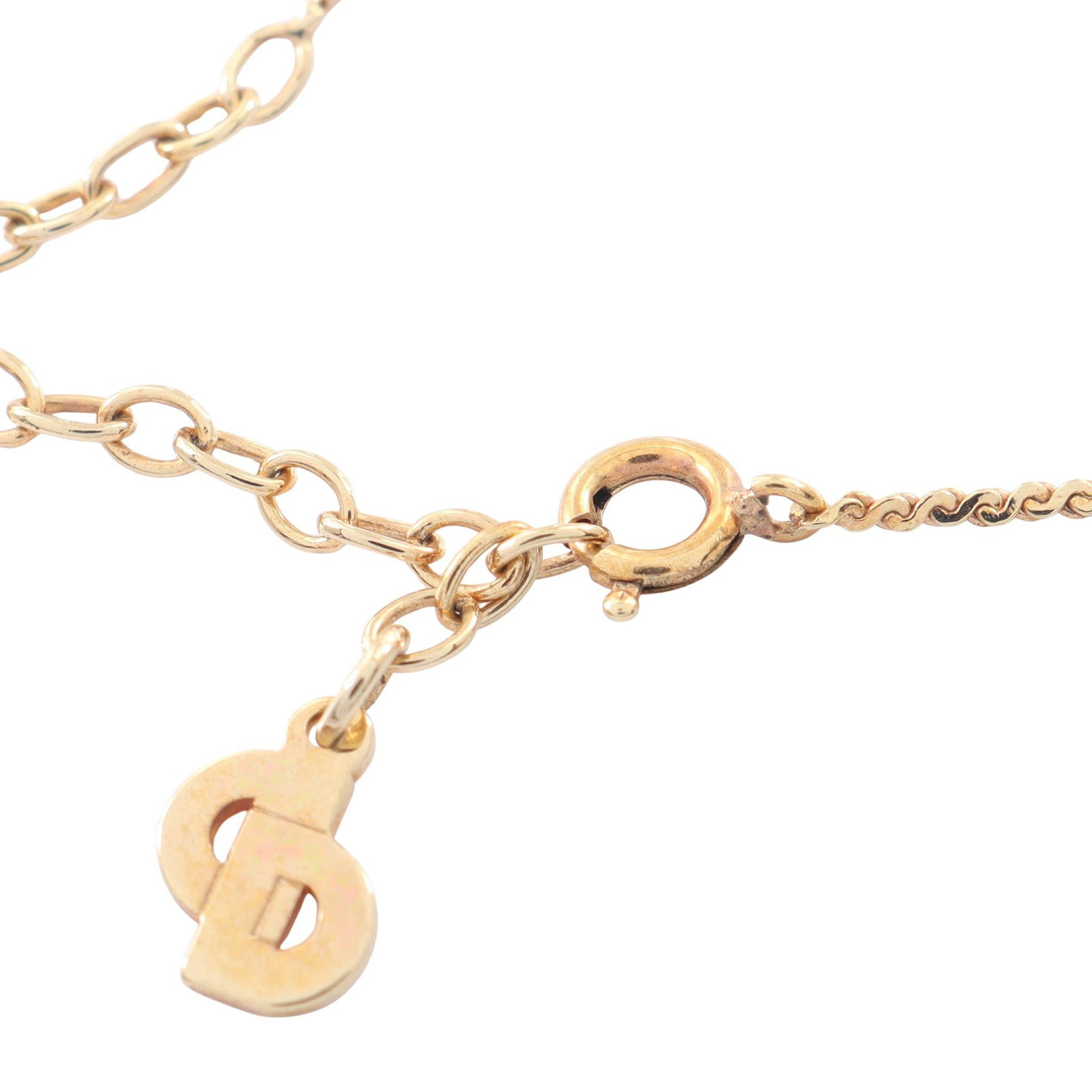 Dior CD Logo GP Necklace - 4