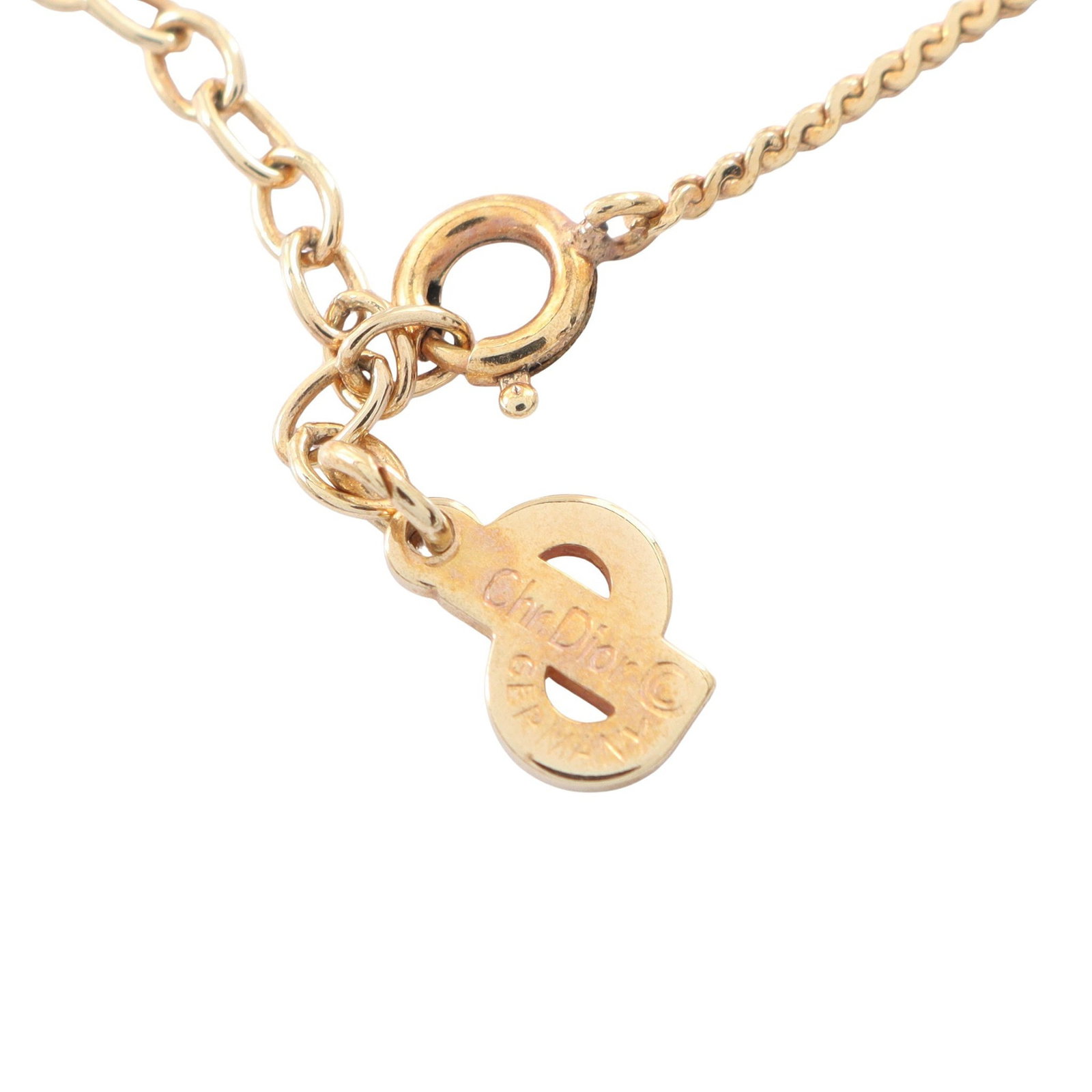 Dior CD Logo GP Necklace - 5