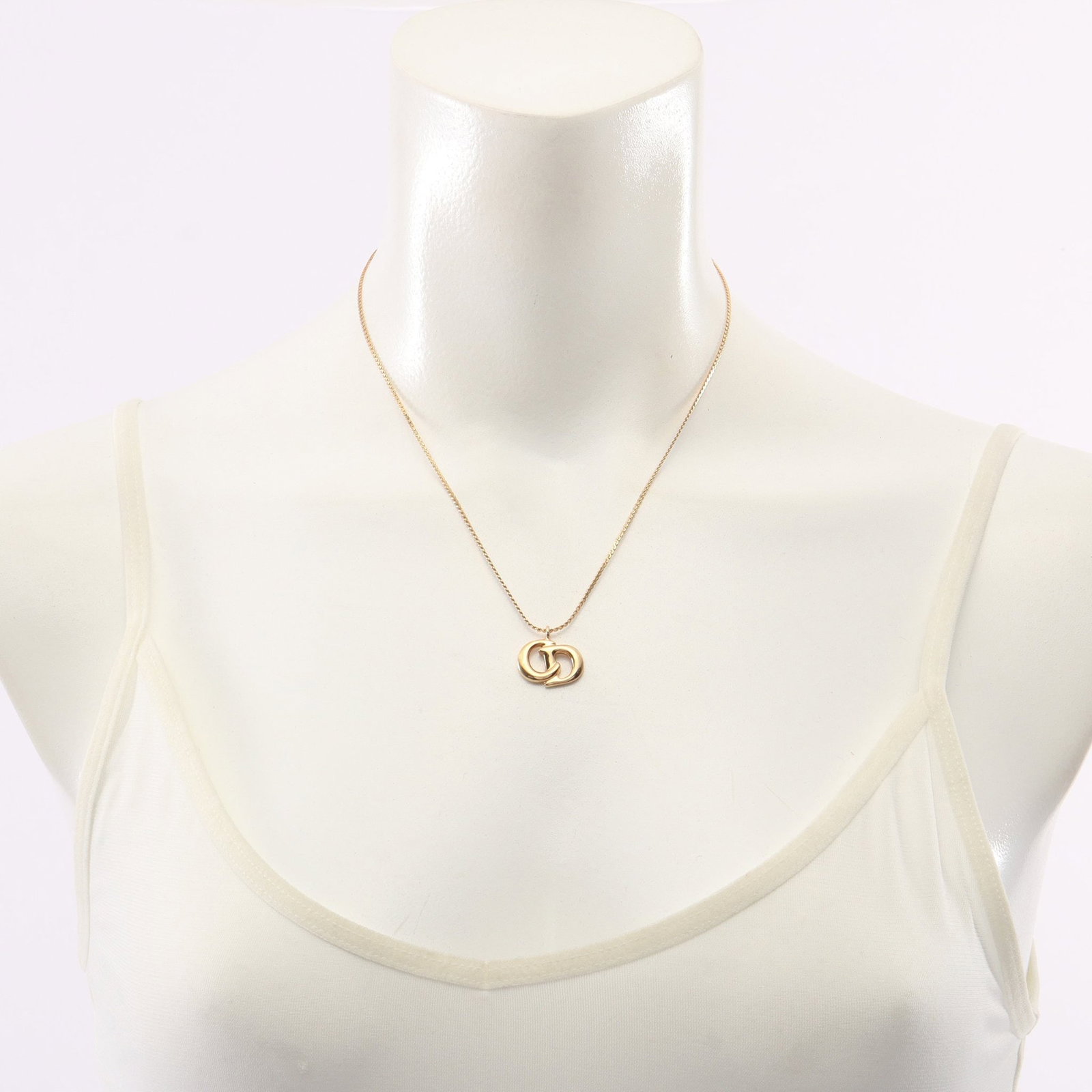 Dior CD Logo GP Necklace - 6