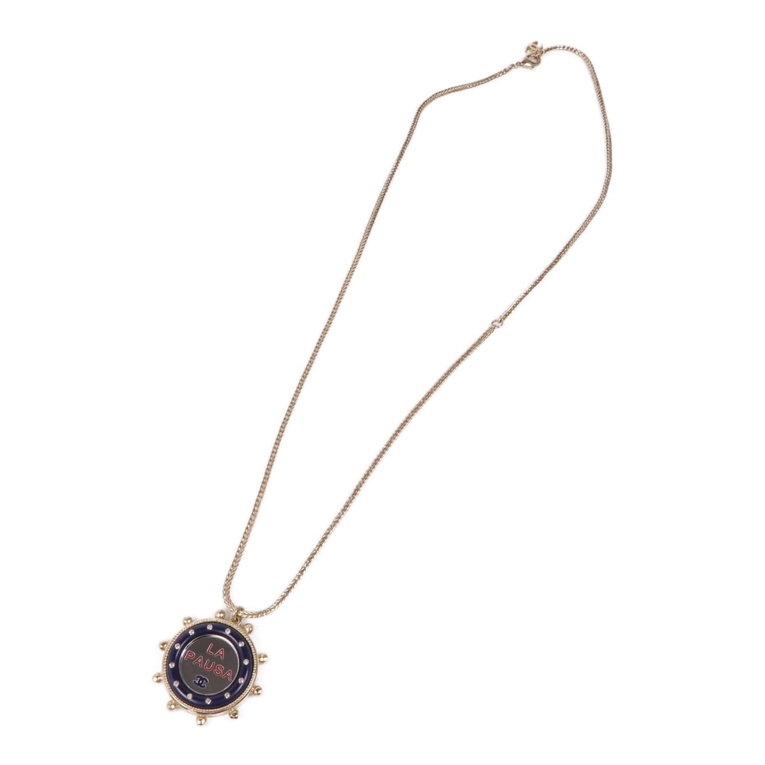 Chanel CC Gold Silver Navy - 4