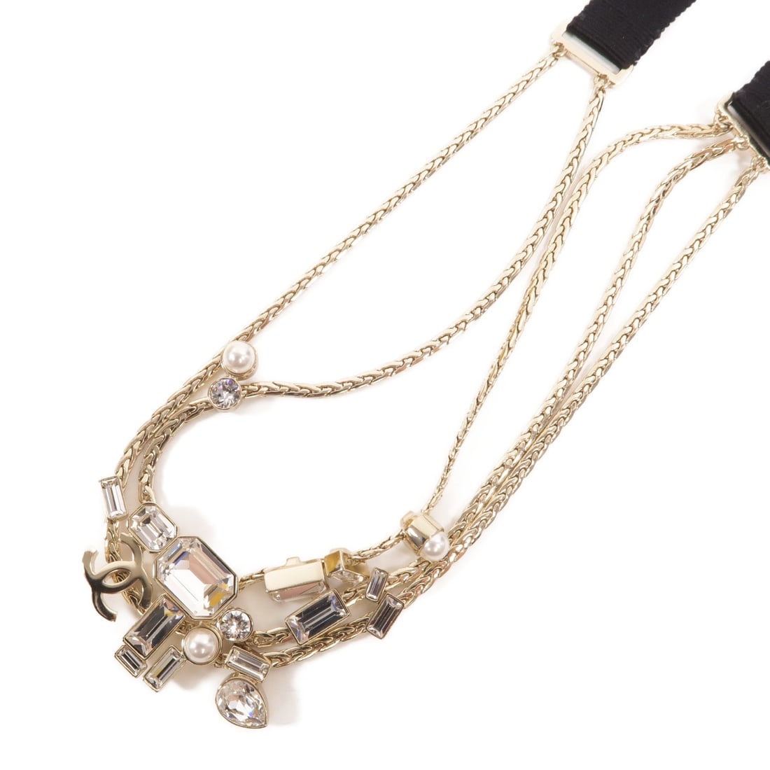 Chanel CC Coco Mark Ribbon Choker - 3