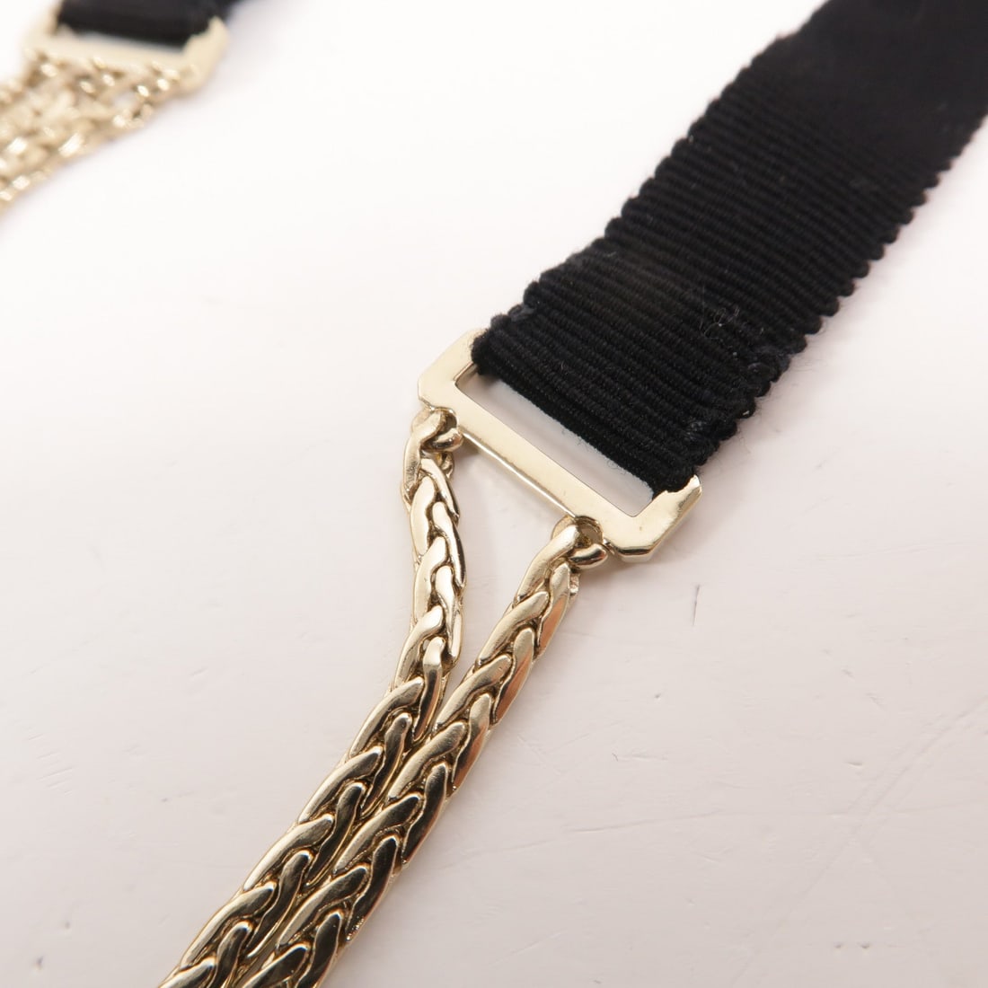 Chanel CC Coco Mark Ribbon Choker - 5