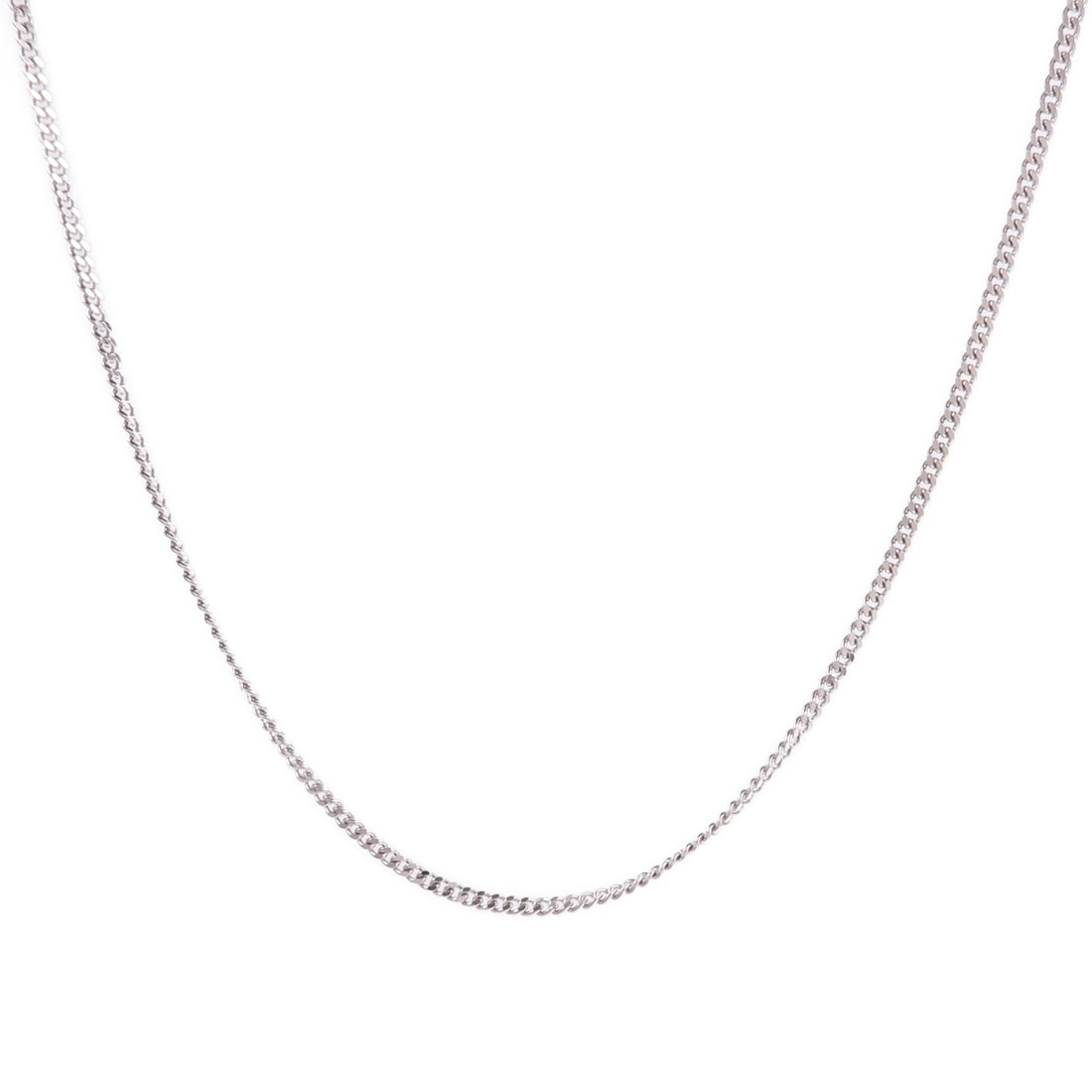 18K White Gold Necklace: Jewelry necklace in 18K white gold. Listed price 140,442.00. Real and authenticated.
