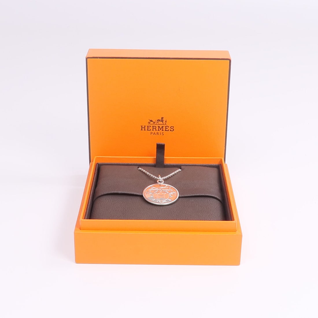Hermes Ex Libris MM Necklace - 9
