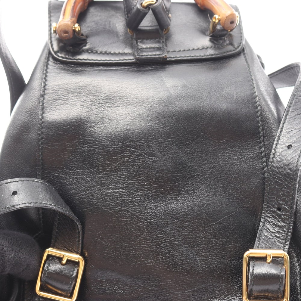 Gucci Bamboo Backpack Black - 7