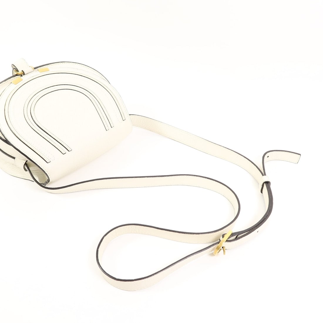 Chloe Marcie Saddle White - 8