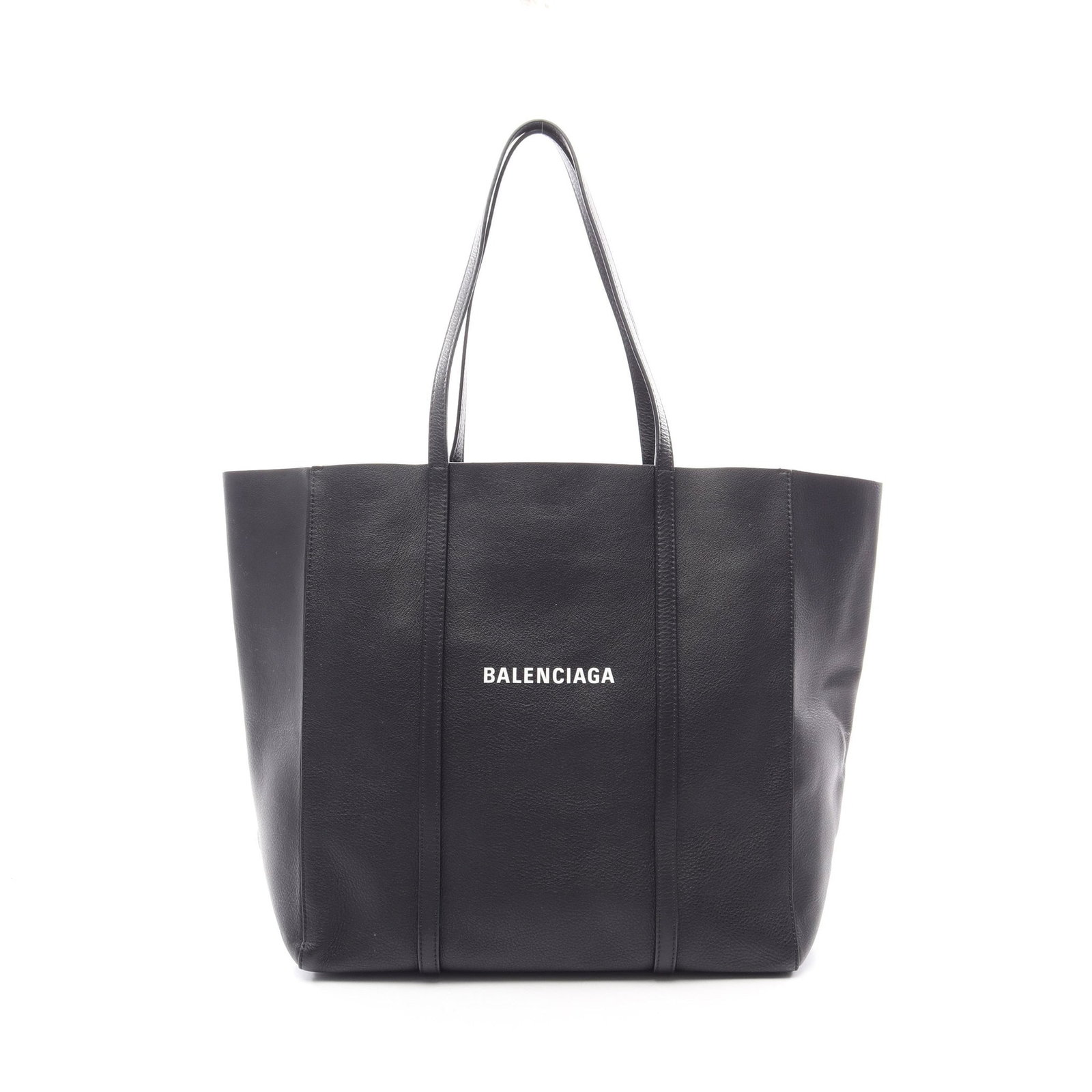 Balenciaga Everyday Tote S Black: Everyday Tote S handbag in black leather. Size 30.5 x 31 x 16 cm.