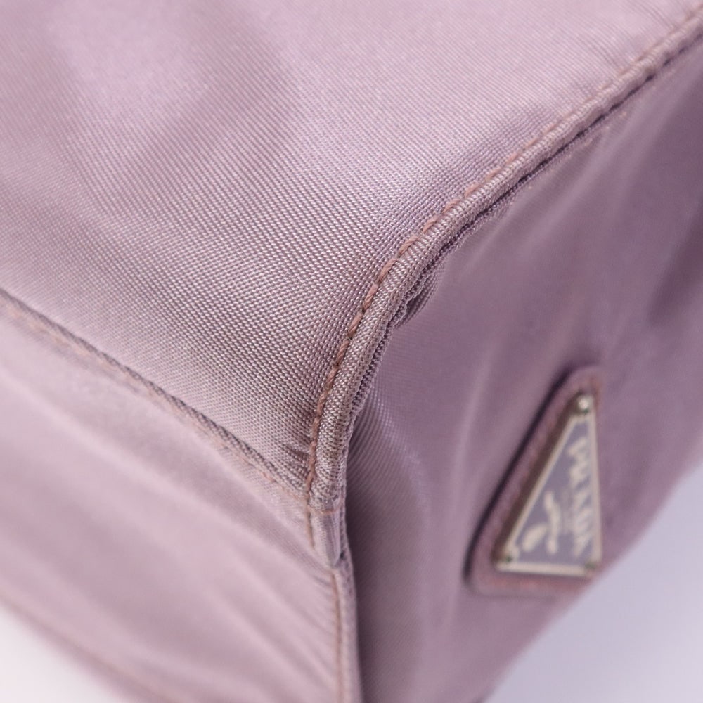 Prada Satin Handbag Purple - 10