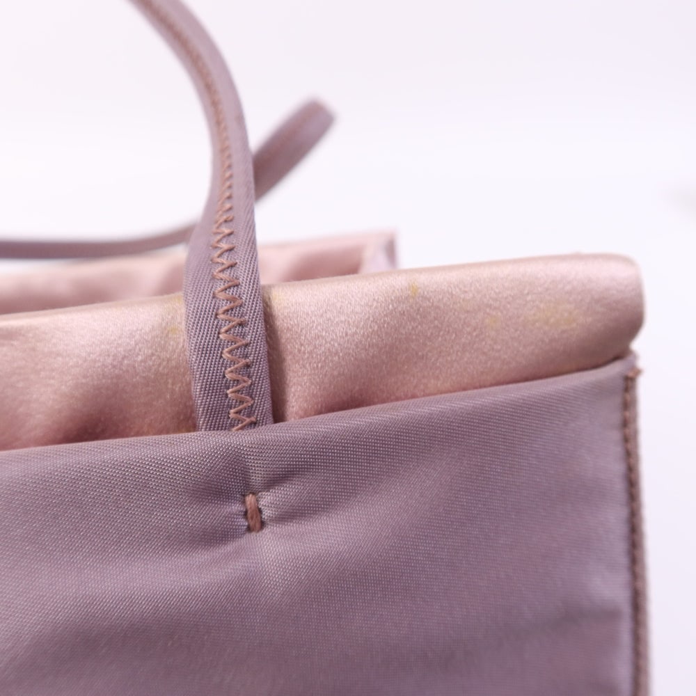 Prada Satin Handbag Purple - 12