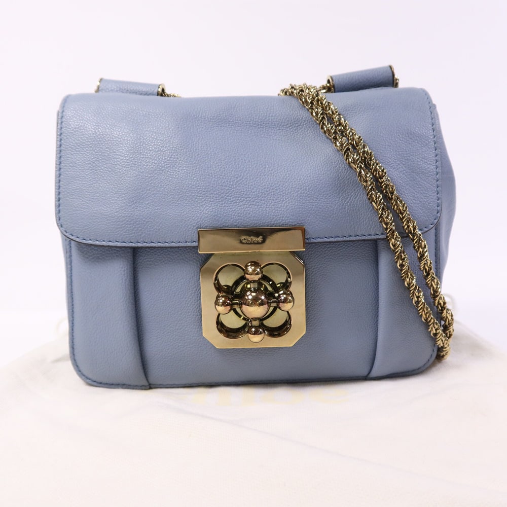 Chloe Chain Shoulder Blue - 10