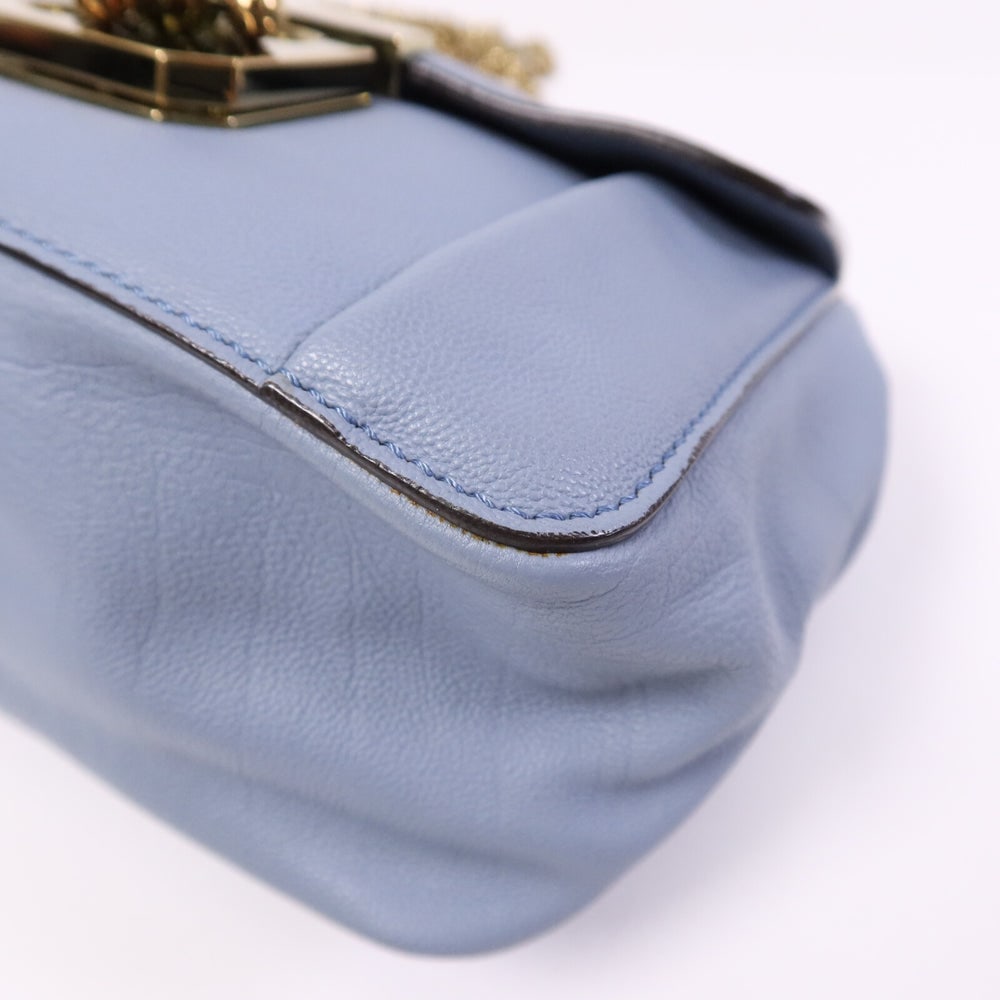 Chloe Chain Shoulder Blue - 11