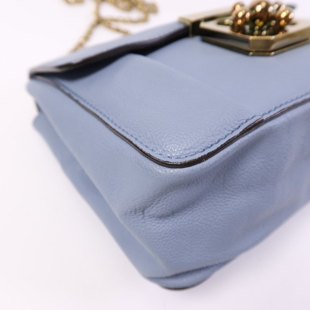 Chloe Chain Shoulder Blue - 12