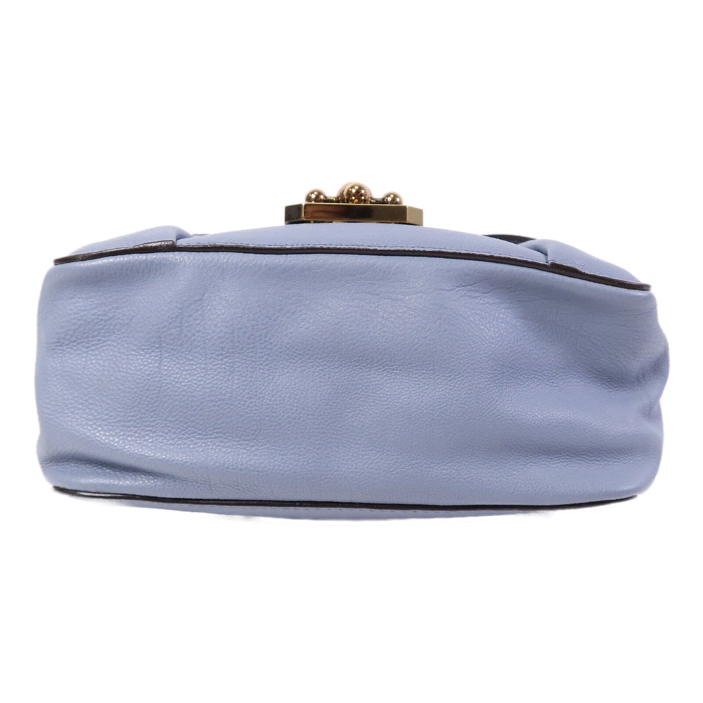 Chloe Chain Shoulder Blue - 4