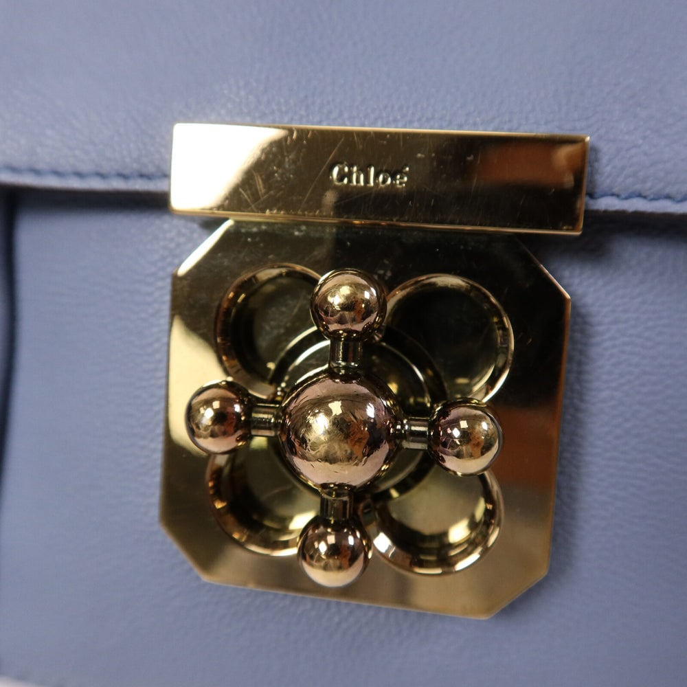 Chloe Chain Shoulder Blue - 7