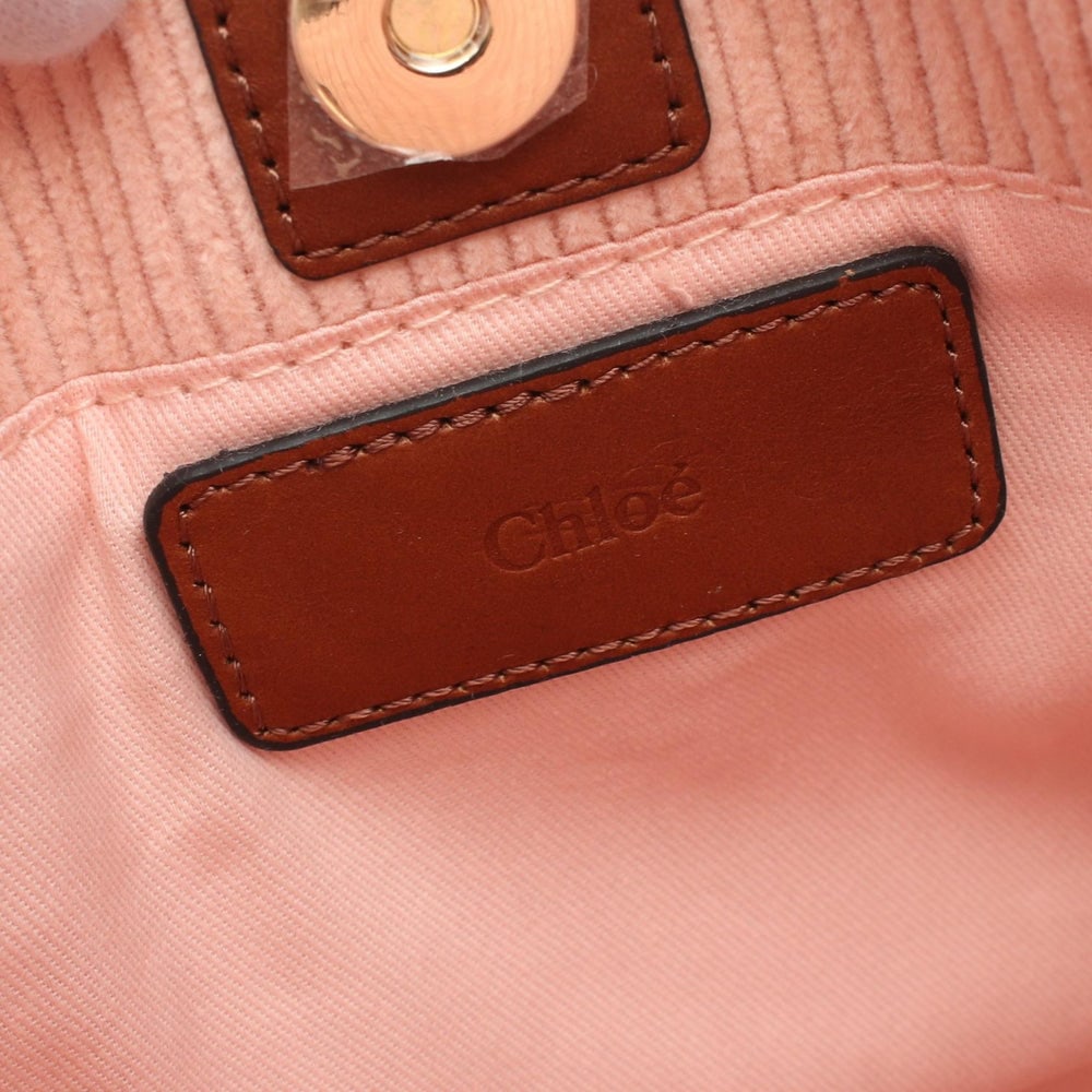 Chloe Shoulder Bag Pink Brown - 4