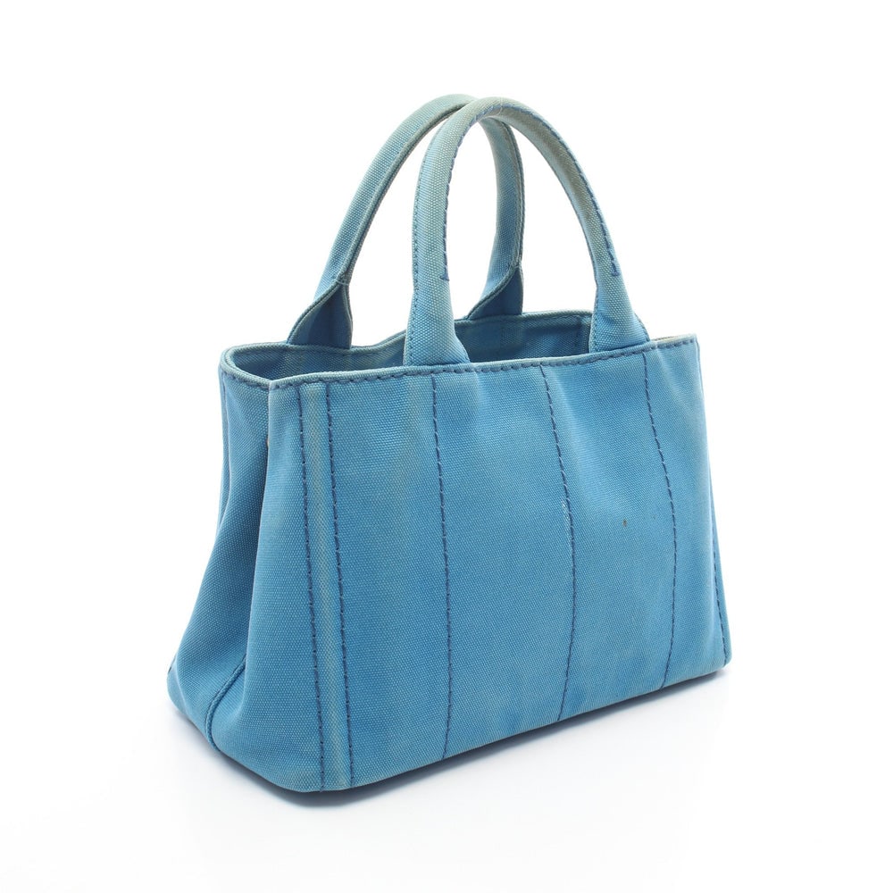 Prada Canapa 2Way Tote Blue - 2