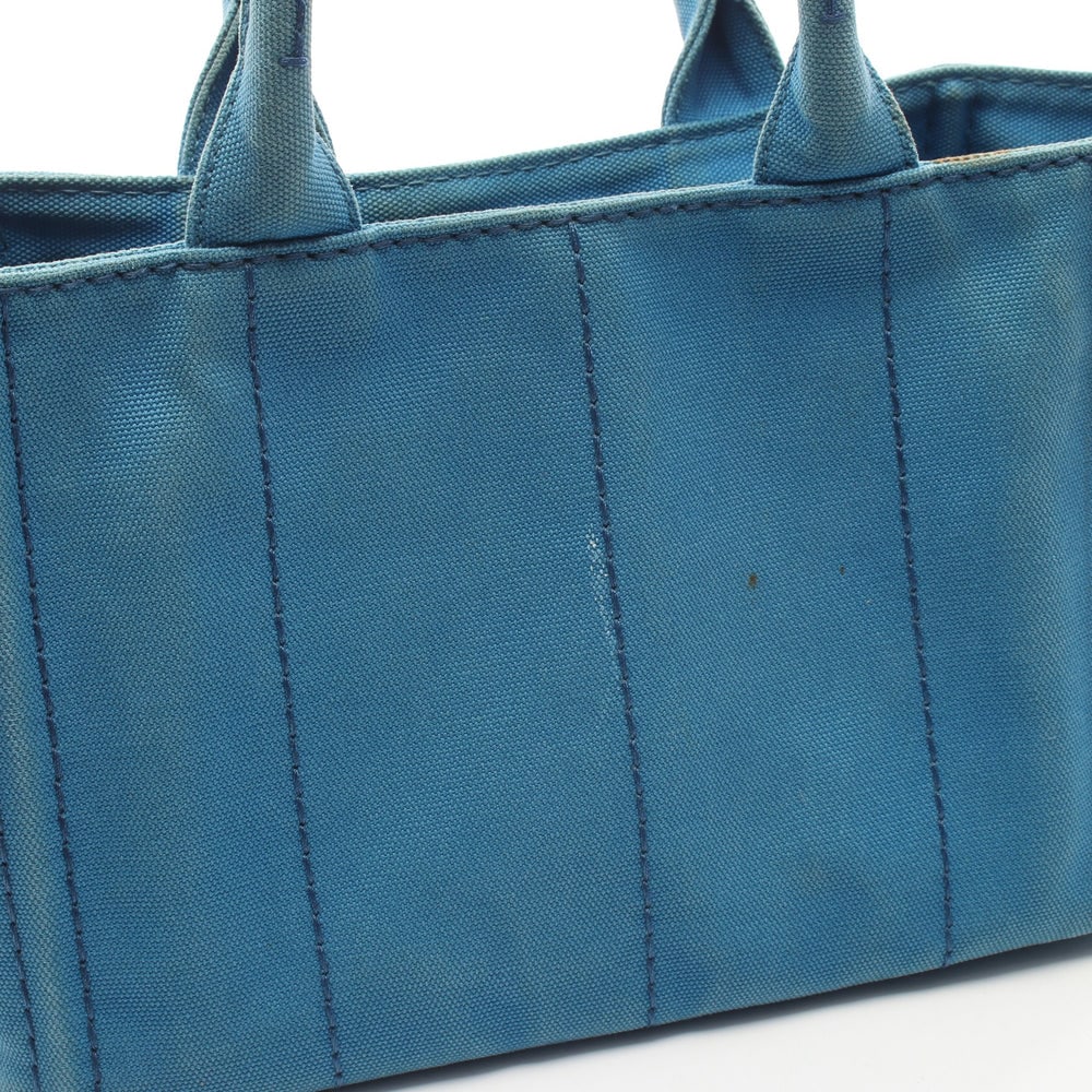 Prada Canapa 2Way Tote Blue - 5