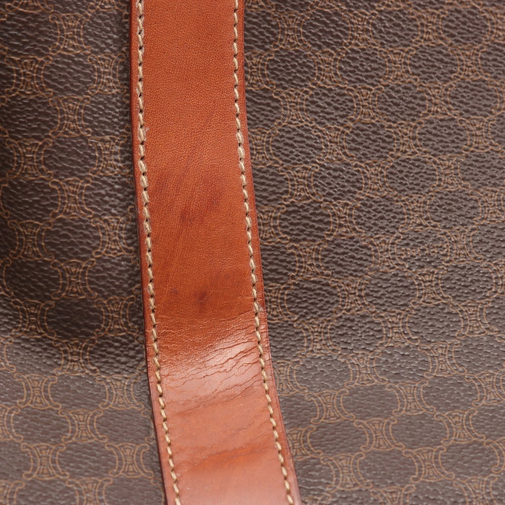 Celine Macadam Tote Dark Brown - 10