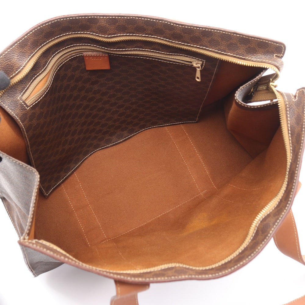 Celine Macadam Tote Dark Brown - 3