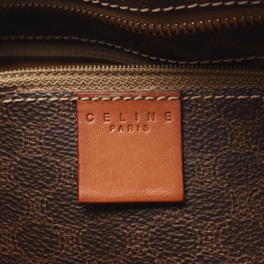 Celine Macadam Tote Dark Brown - 4