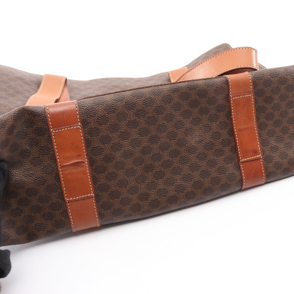 Celine Macadam Tote Dark Brown - 7