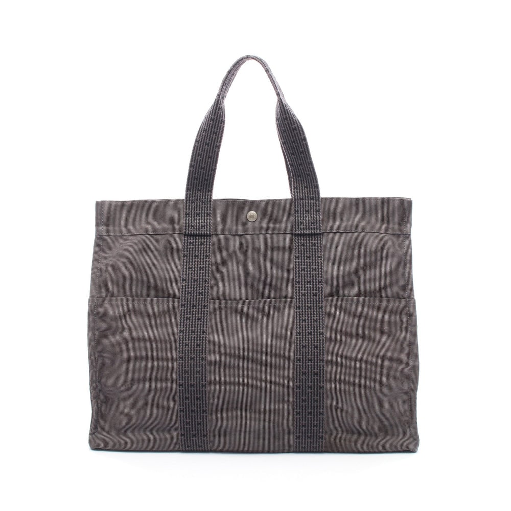 Hermes Yale Line Gm Tote Gray: Hermes Yale Line Gm Handbag Tote Bag. Color: Gray. Material: Canvas. Size: 46 X 35 X 15 Cm. Handle: 44 Cm. Includes: Padlock, Key X2.