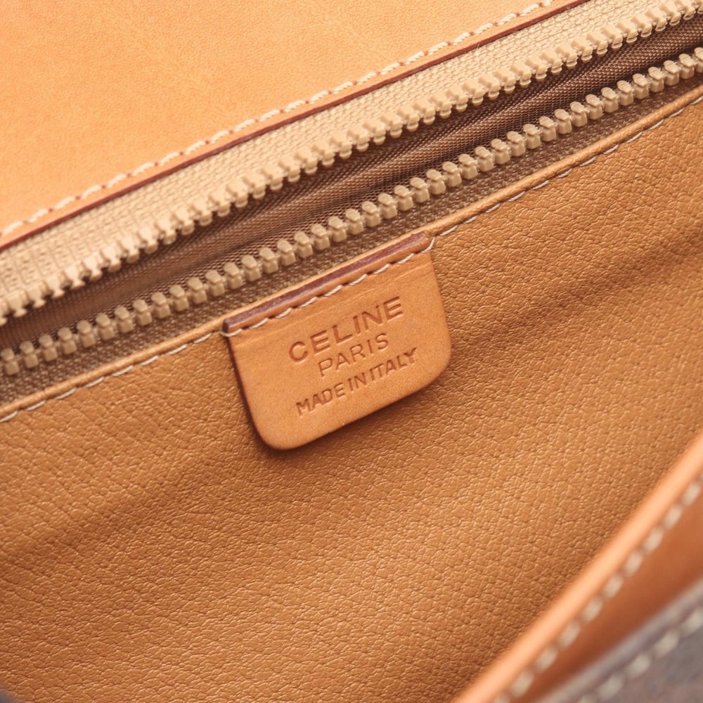 Celine Macadam Shoulder Brown - 4