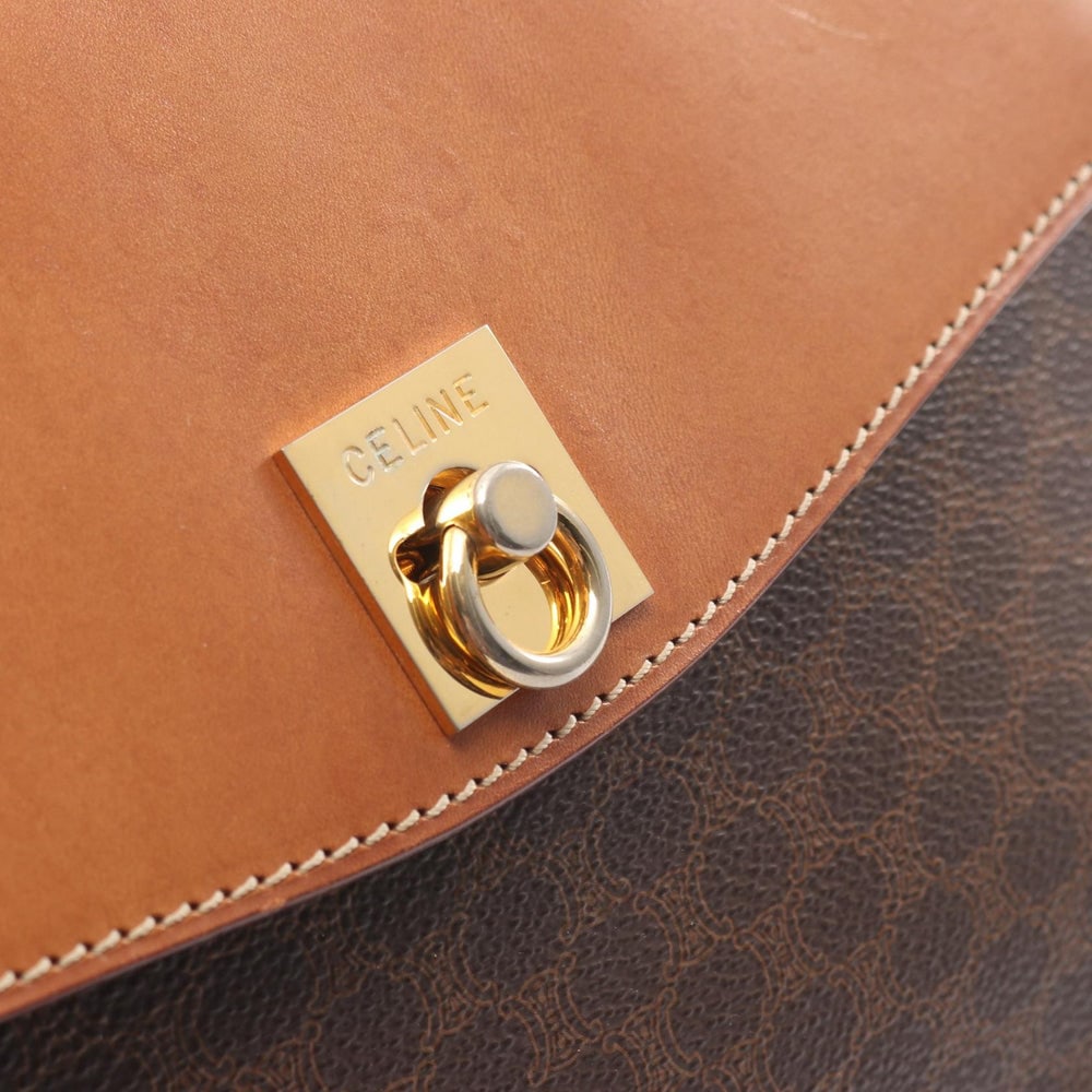 Celine Macadam Shoulder Brown - 8