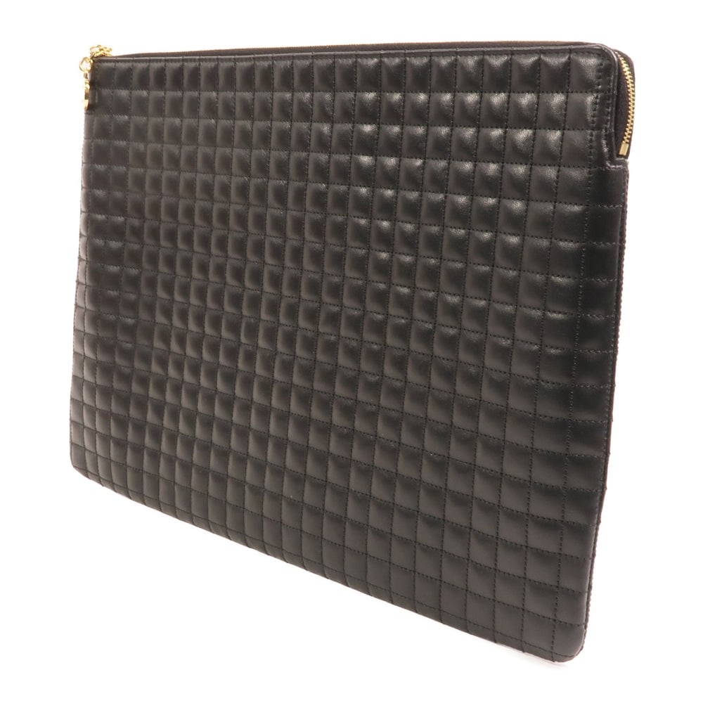 Celine C Charm Clutch Black - 3