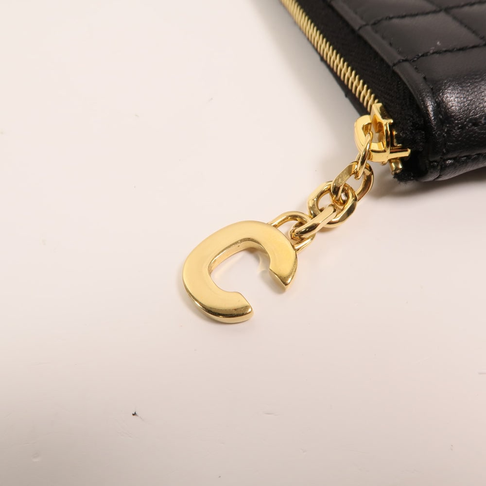 Celine C Charm Clutch Black - 8