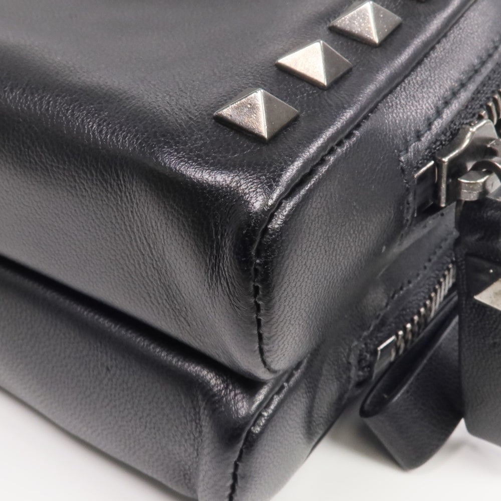 Valentino Lambskin Pouch Black - 12