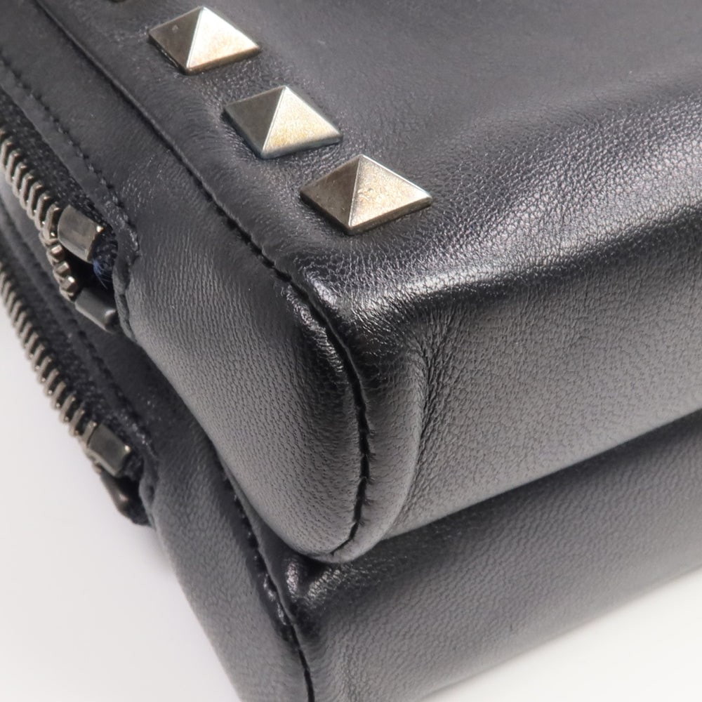 Valentino Lambskin Pouch Black - 13