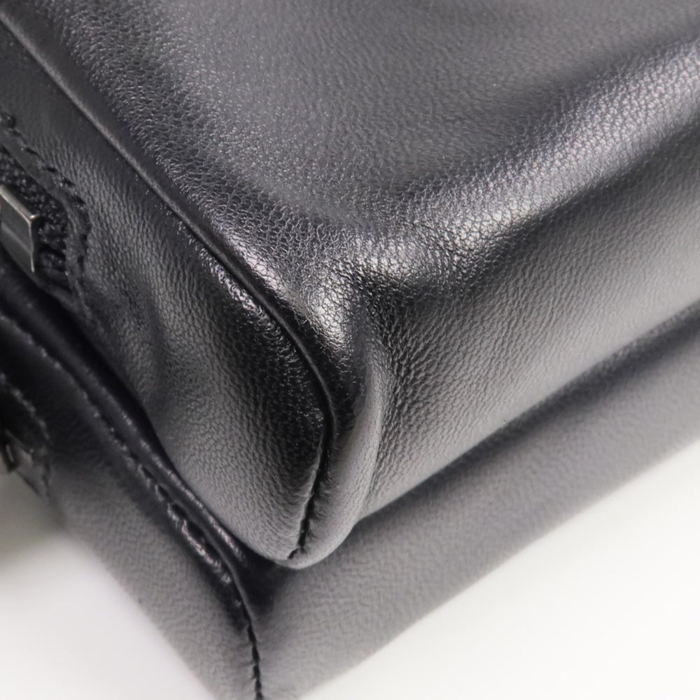 Valentino Lambskin Pouch Black - 15