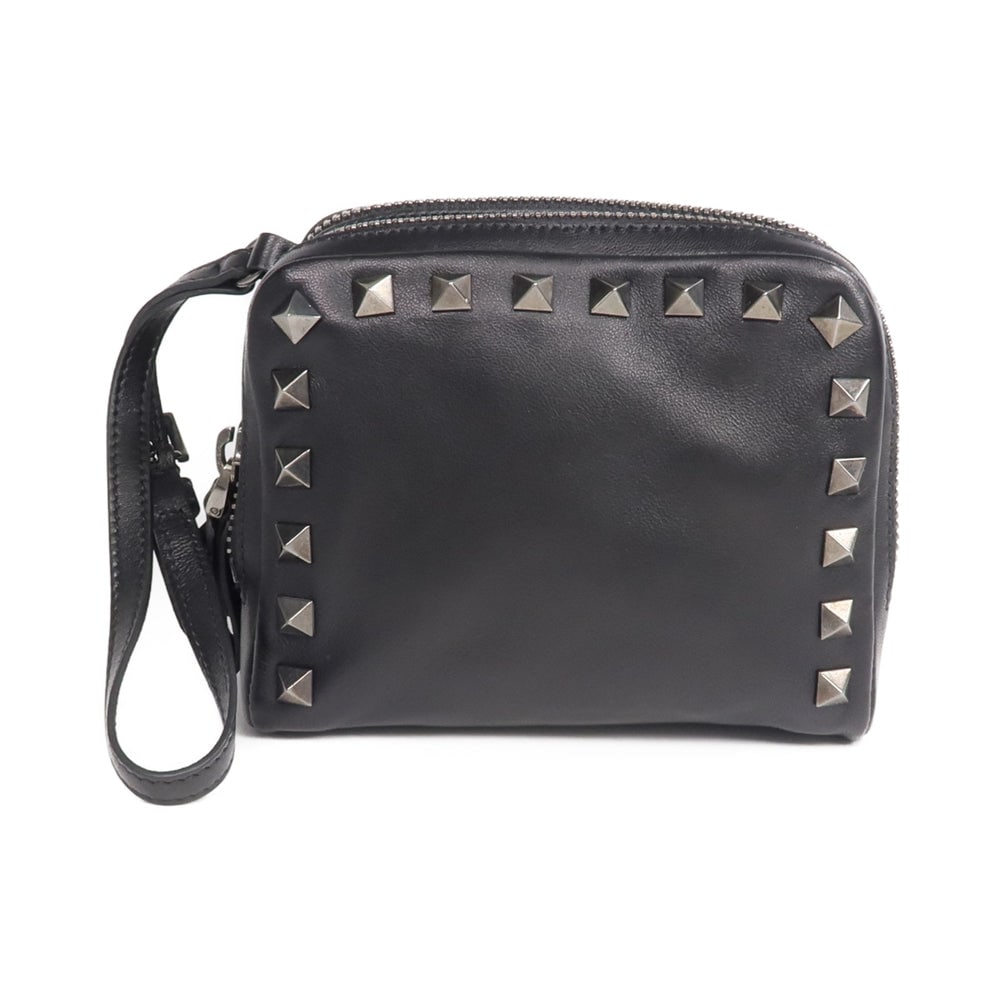 Valentino Lambskin Pouch Black (1 of 18)