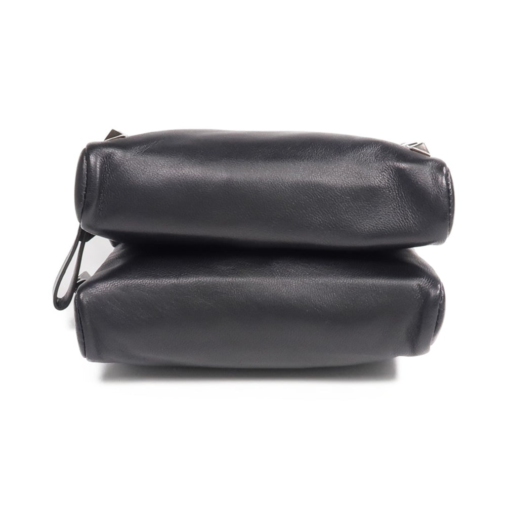 Valentino Lambskin Pouch Black - 4