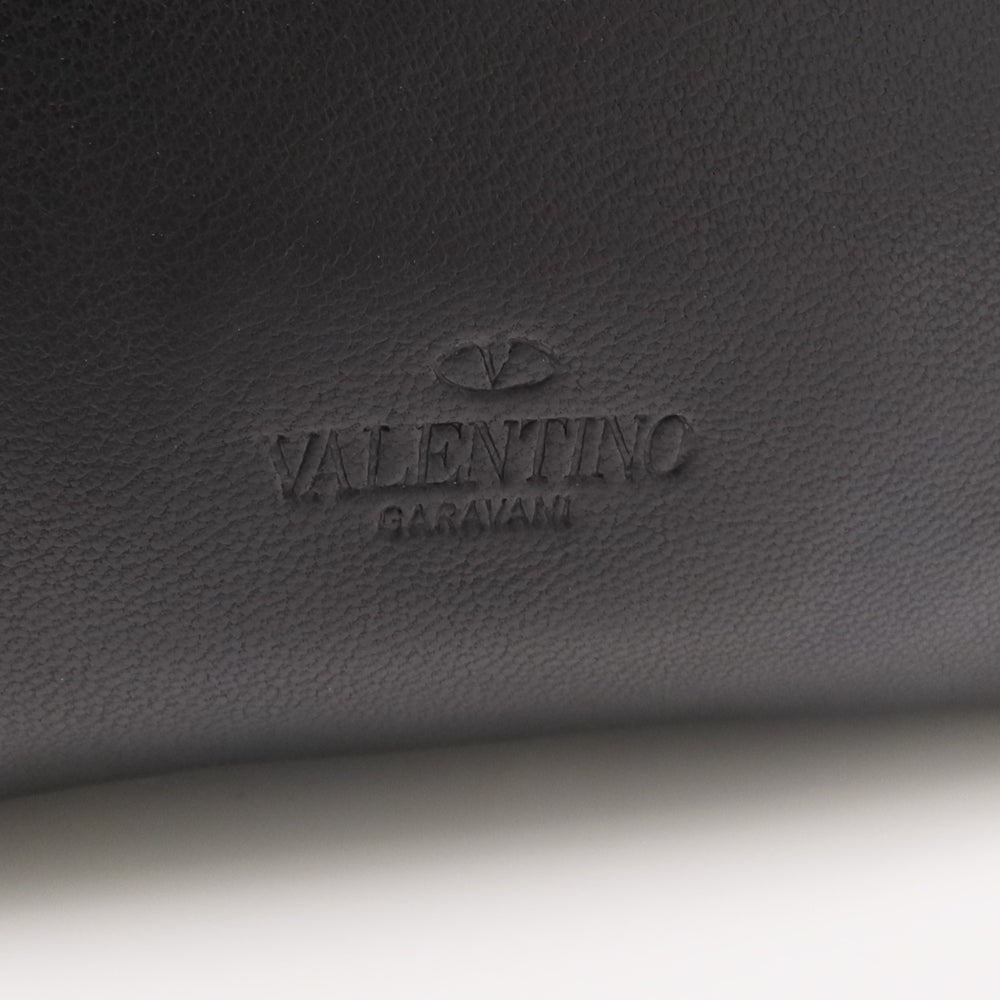 Valentino Lambskin Pouch Black - 7