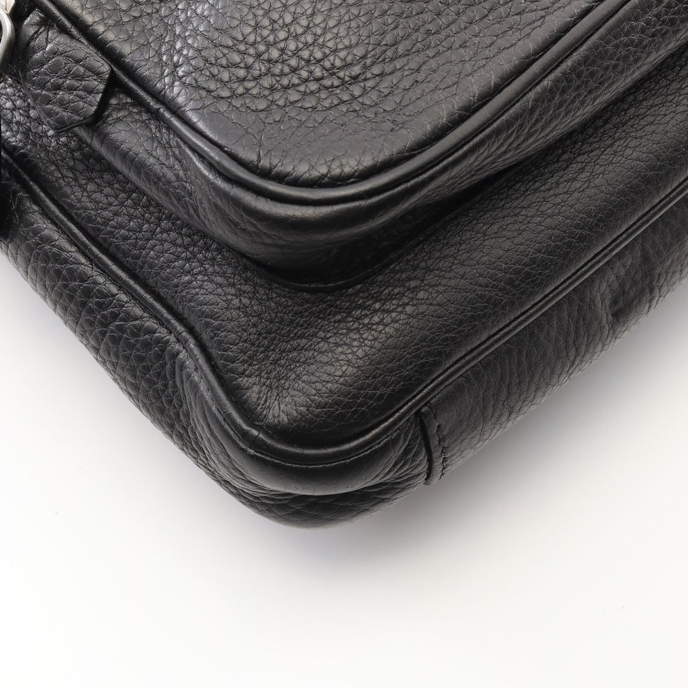 Prada Leather Shoulder Black - 7