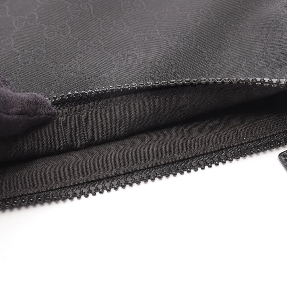 Gucci GG Pattern Shoulder Bag Black - 5