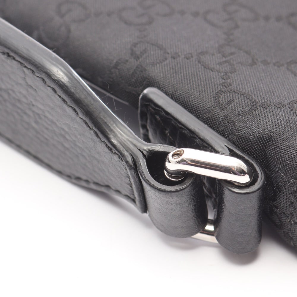 Gucci GG Pattern Shoulder Bag Black - 6