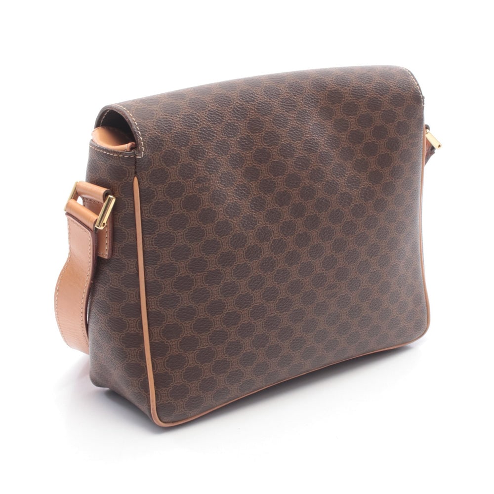 Celine Macadam Shoulder Bag Brown - 2