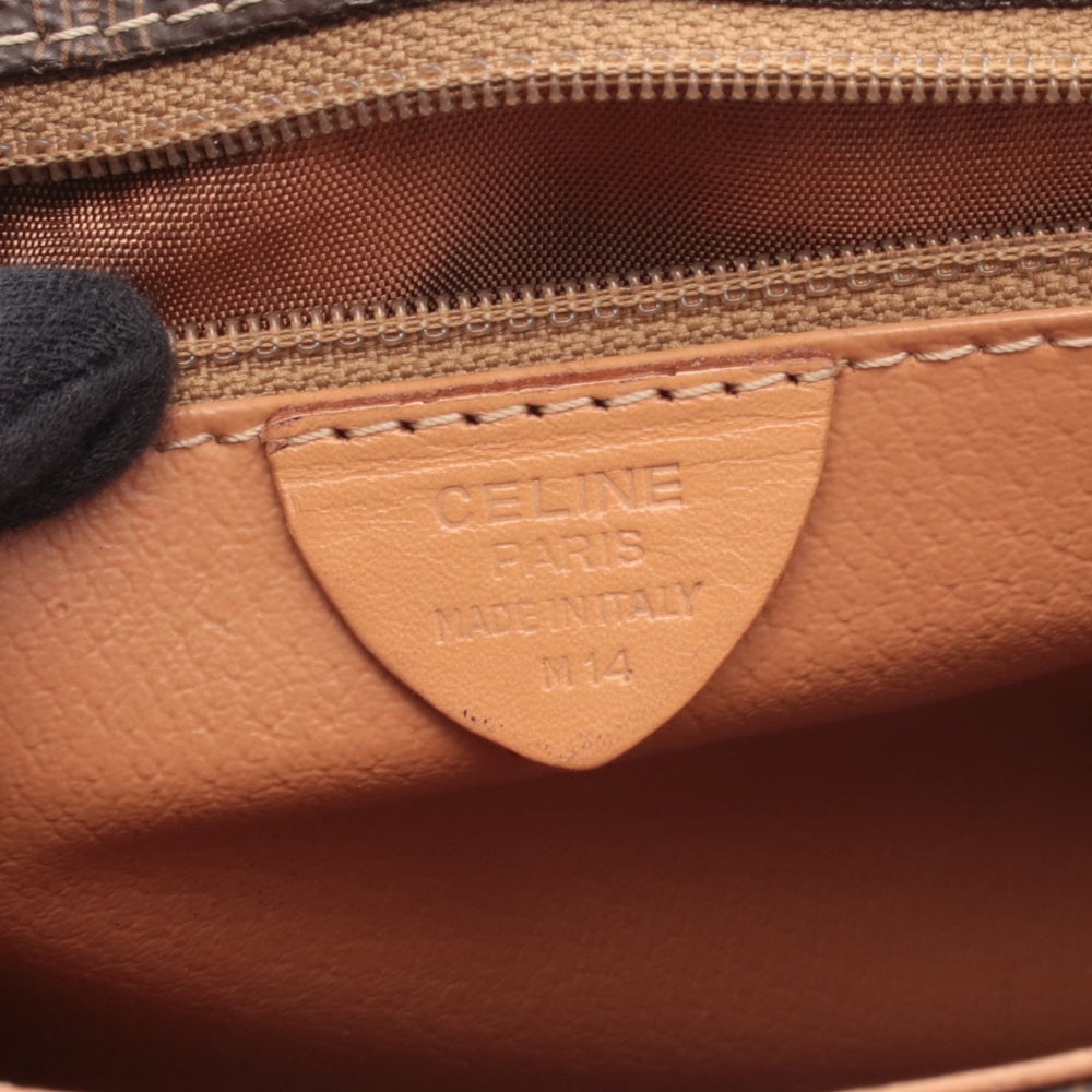 Celine Macadam Shoulder Bag Brown - 4