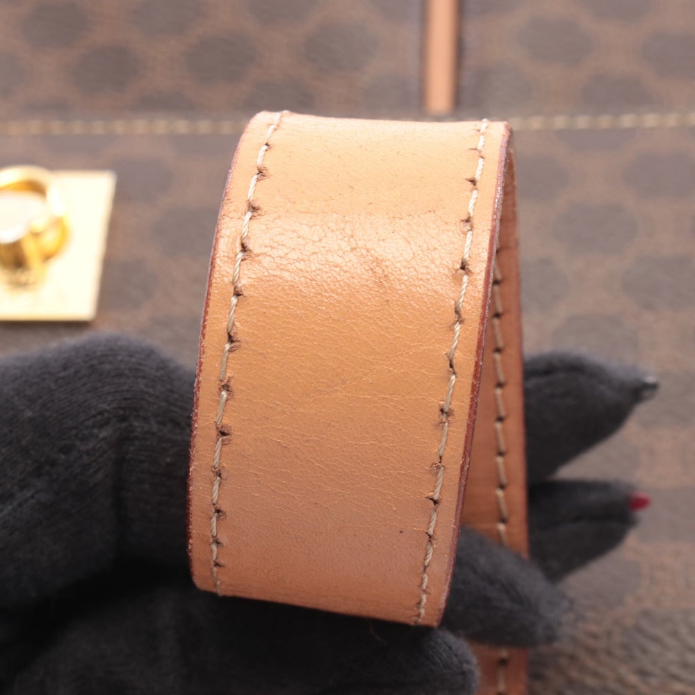 Celine Macadam Shoulder Bag Brown - 9