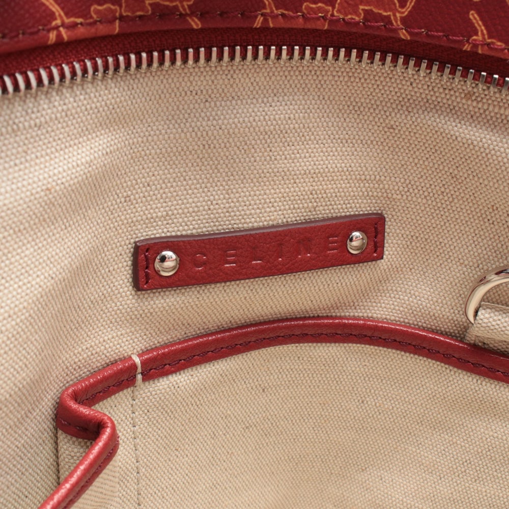 Celine Salkey Tote Red Multicolor - 4