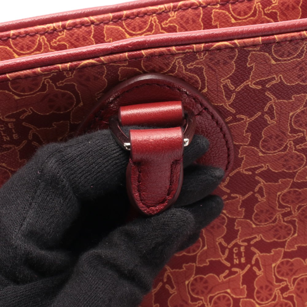 Celine Salkey Tote Red Multicolor - 6