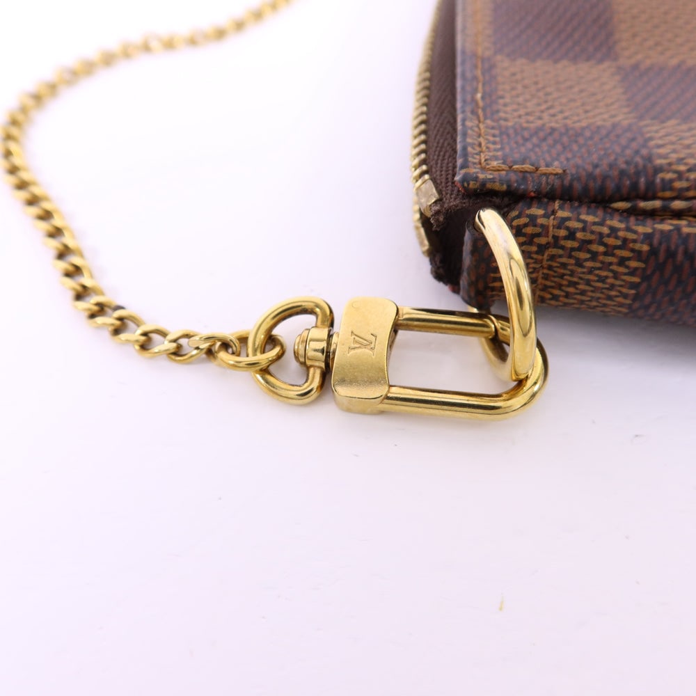 LV Damier Mini Pochette Brown - 9